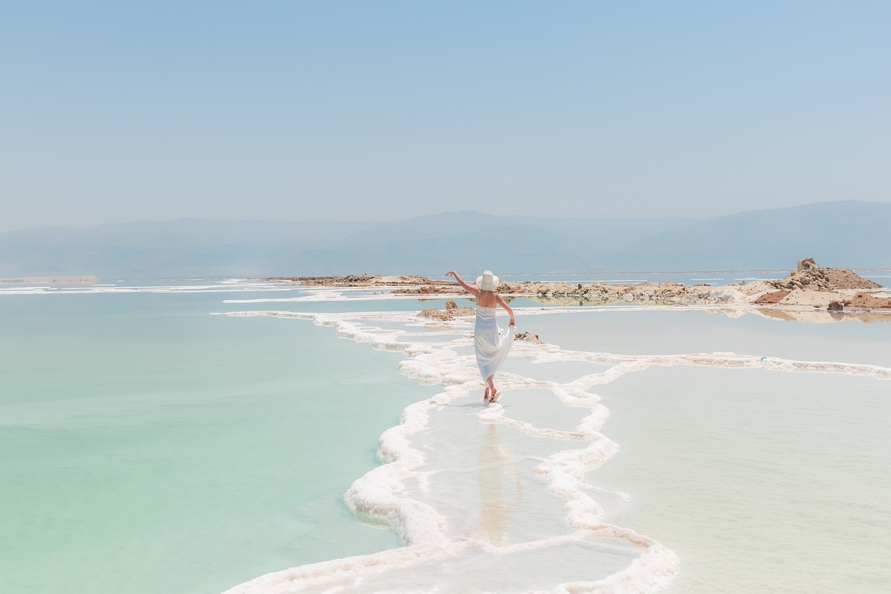 woman, dance, sea