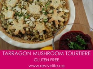 TARRAGON MUSHROOM TOURTIERE